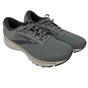 Brooks Ghost 14 Men Running Shoe Size US 9.5 Alloy Oyster